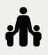 key finding icon of single parent