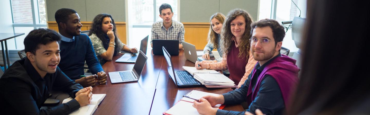 Undergraduate students in an accelerated master's program