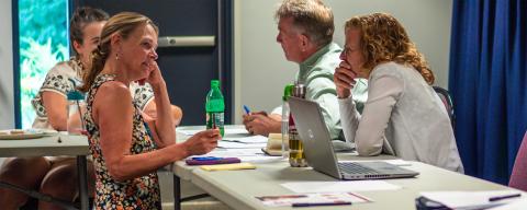 michele holt shannon at nh listens event