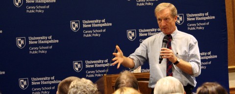 tom steyer at the carsey school of public policy, candidate speaking series