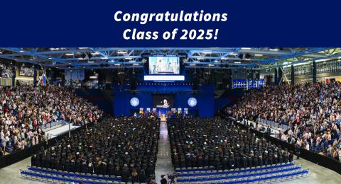 UNH 2025 Commencement "Congrats Class of 2025"