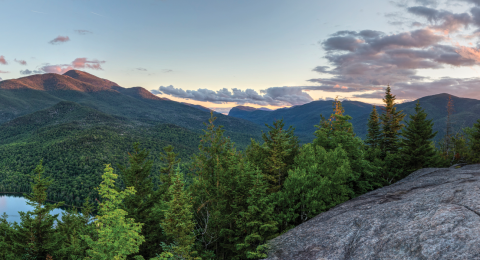 an image of mountains and a rocky surface in the adirondacks of new york state