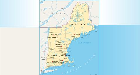 map of new england states