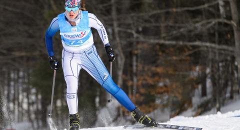 Sarah Nadeau Nordic skiing.