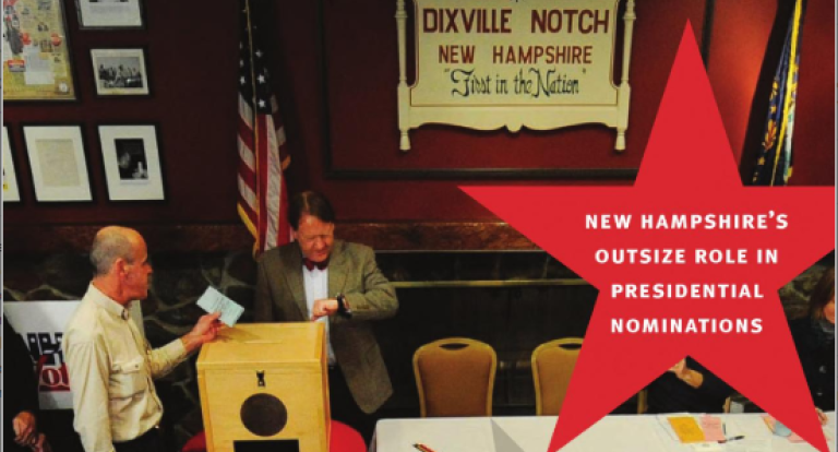 Book cover to "The First Primary: Why New Hampshire?"