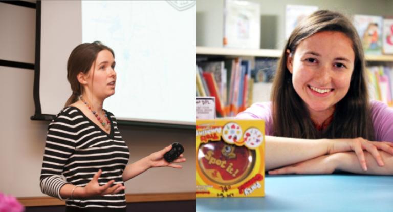 Photos of Hannah MacBride and Marisa Rafal.