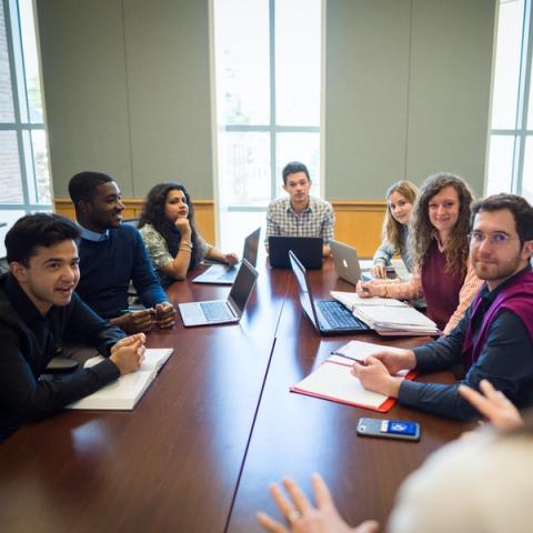 Accelerated students in a classroom