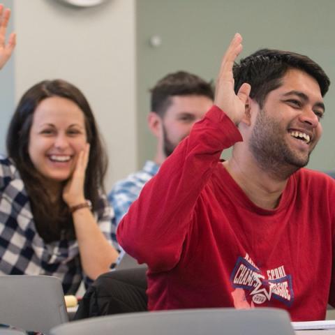 Students in an MPP class.