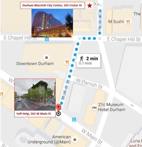 Image of map to show directions