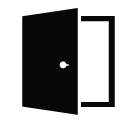 image of open door