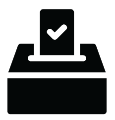 icon of voting box