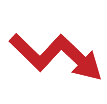 icon of down arrow
