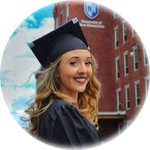 GCHS alumni Maria Daneault at graduation