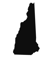 icon of map of new hampshire