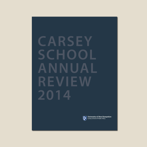 Cover photo for the 2014 Carsey School annual review