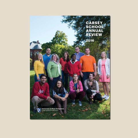 2016 Carsey School Annual Review cover