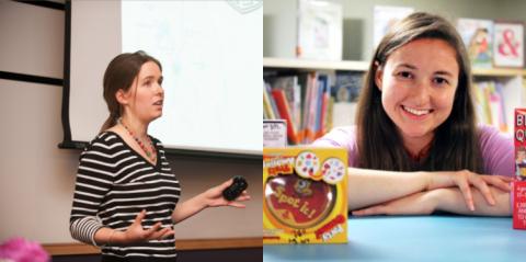 Photos of Hannah MacBride and Marisa Rafal. Photos of Hannah MacBride and Marisa Rafal.