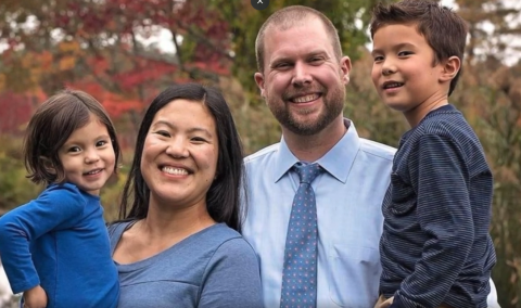 Matt Wilhelm '16G balanced family with career while pursuing his master of public administration at the Carsey School of Public Policy.