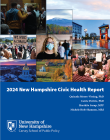 cover of 2024 new hampshire civic health report with scenes of new hampshire residents and locations