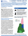 front page of carsey brief showing title, key findings, map and text
