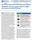 cover of backpack food programs brief