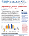 cover of NH estimated population gain snapshot