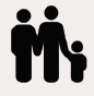Icon of two parents holding child's hand