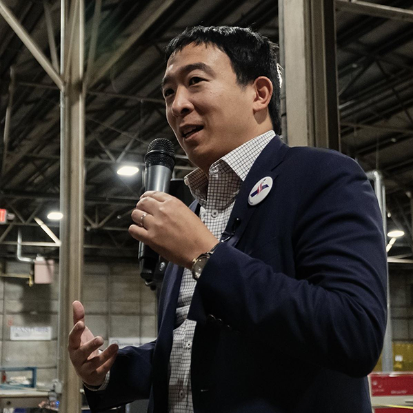 Candidate Andrew Yang will speak at the Carsey School of Public Policy.