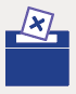 key finding icon ballot box