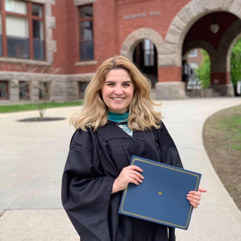 Megan Brabec, 2019 Graduate of the Master of Public Administration program at UNH