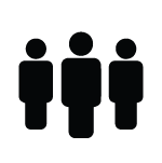 icon of three people